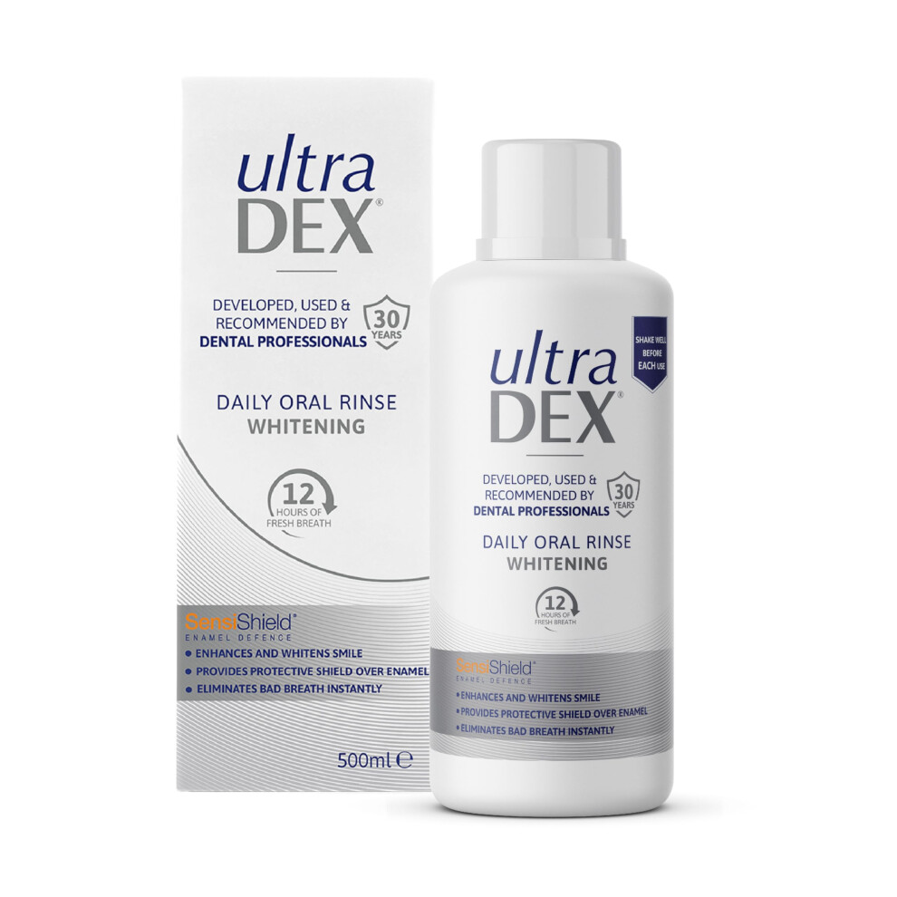 Ultradex Daily Oral Rinse Whitening, 500 Ml