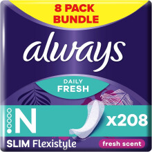 Always Daily Fresh Slim Flexistyle Normal Panty Liners 26 Liners,