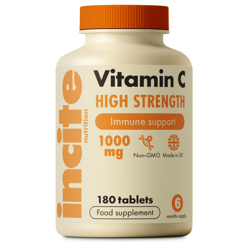Photos - Vitamins & Minerals Vitamin C 1000mg | 180 Premium Tablets  | High Dose Quality Ascorbic Acid | Suitable for Vegetarian & Ve(6 Monthâs Supply)