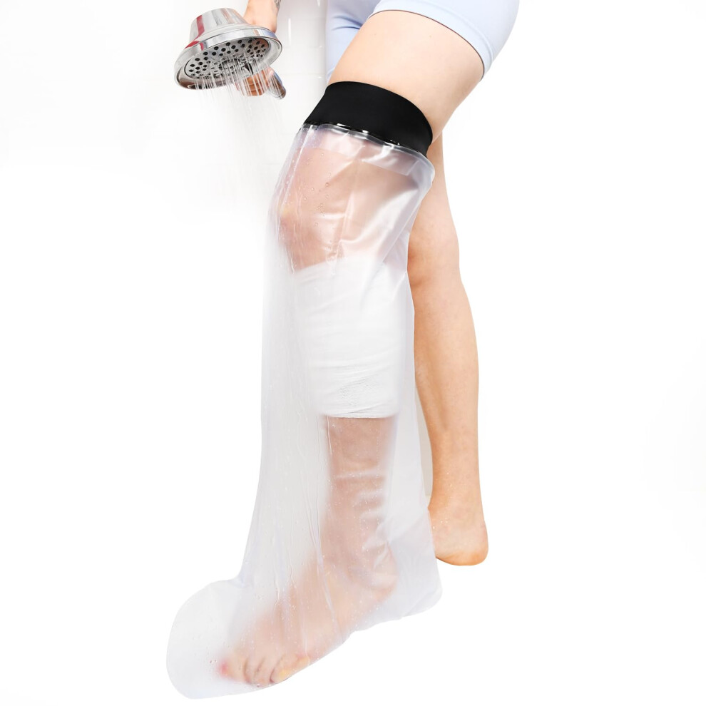 Sealcuff Waterproof Plaster Cast Cover | Reusable Adult Leg Cover For Shower