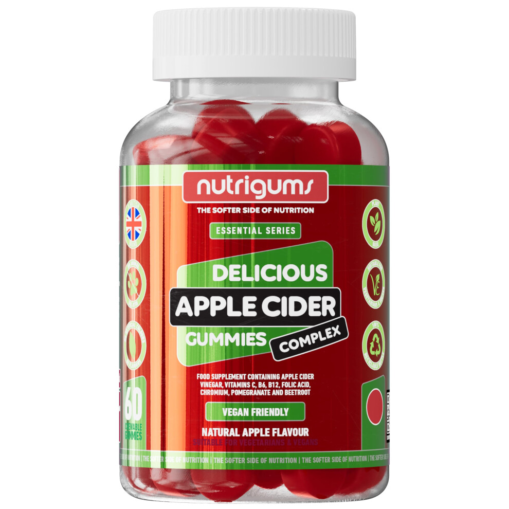 Nutrigums Apple Cider Vinegar Complex With Mother 1000Mg Gummy | Vitamins C B6