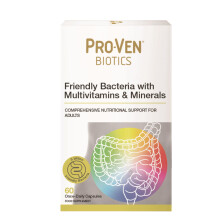 Pro-Ven Biotics for Adults | Gut Health & Immune System Support | 5 Billion CFU & Multivitamin Supplement for Men & Women | Reduces Bloating & IBS |