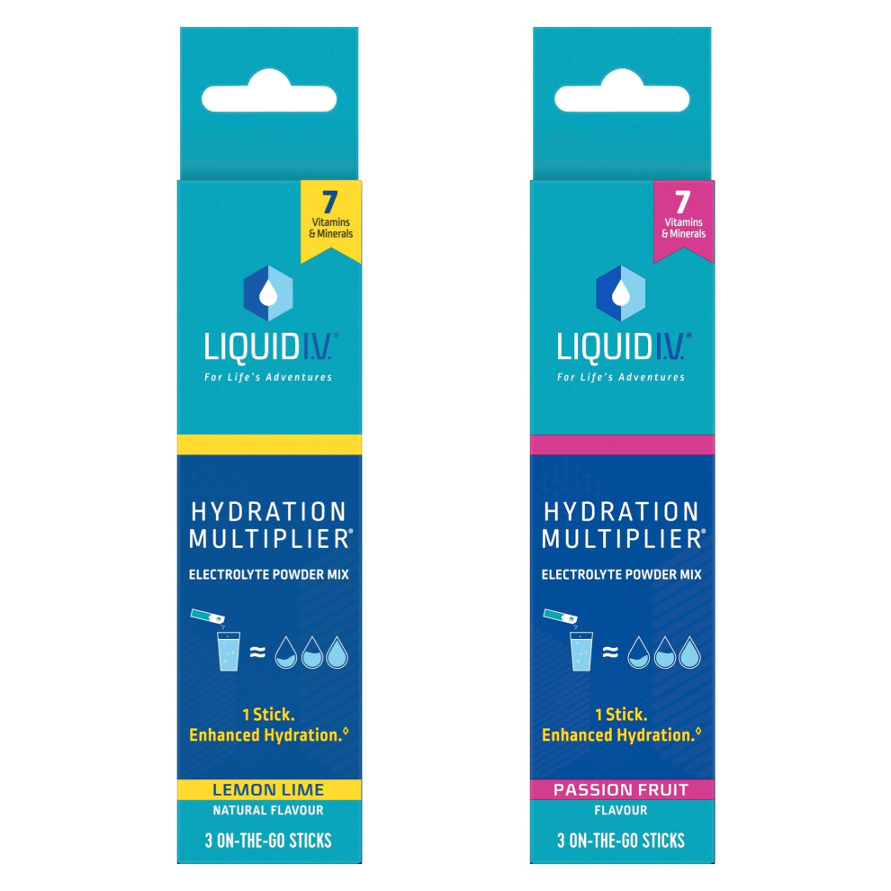 Liquid I.v. Hydration Sachets | Lemon Lime + Passion Fruit | Electrolyte