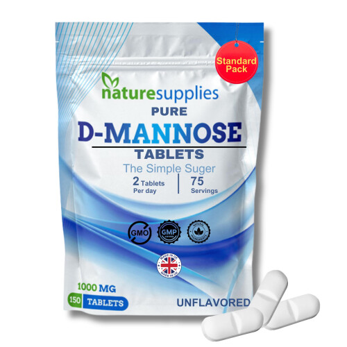 D Mannose Tablets 1000mg | 150 Pack Dmannose Tablets | (Not D