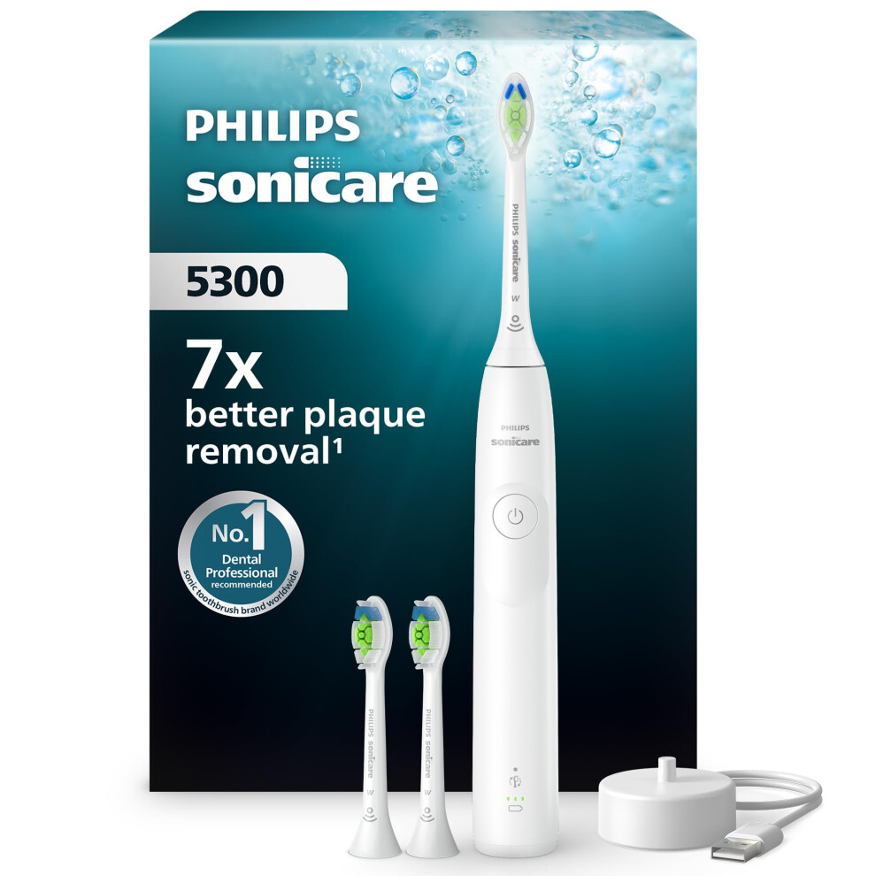 Philips Sonicare 5300 Electric Toothbrush Sonic Toothbrush With 2 Intensity Levels Pressure
