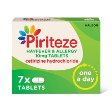 Piriteze Hayfever & Allergy Antihistamine Tablets, Allergy Relief,