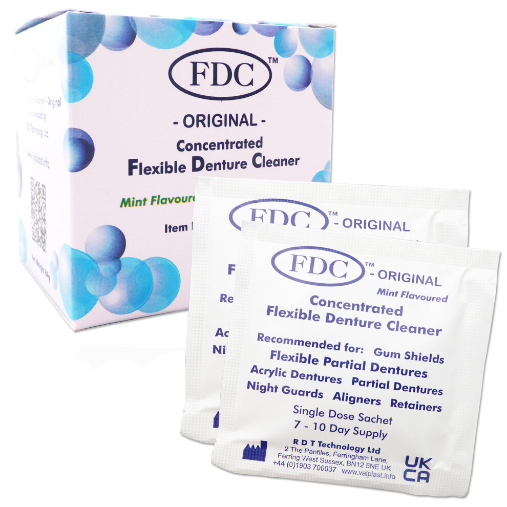 Fdc Flexible Denture Cleaner ~ 3 Months Supply ~ Valplast & Other