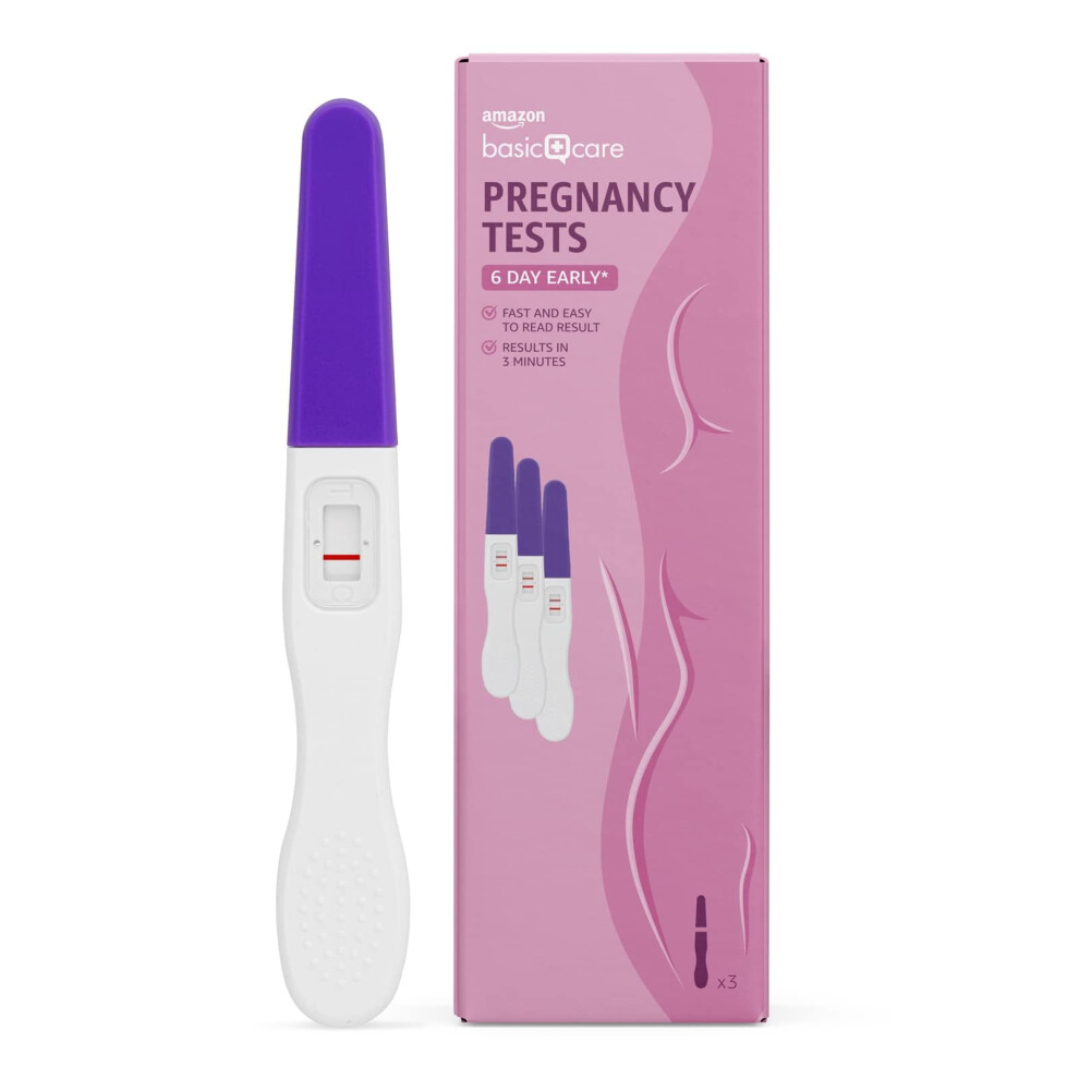 Amazon Basic Care 6 Day Early Pregnancy Tests (Pack Of 3 Tests)