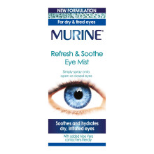 Murine Refresh & Soothe Eye Mist That Soothe, Hydrate and Refresh Dry or Irritated Eyes, New Formulation,10ml