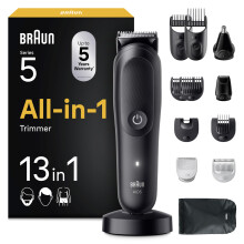 Braun Series 5 All-in-One Grooming Kit for Men, AIO5565, Black - 13-in-1, Ultra