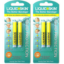 Liquid Skin Liquid Plaster - Waterproof Liquid Bandage for Cuts, Wounds, Cracked Skin, Scrapes - Promotes Faster Natural Healing - No Sting, Non-Burn