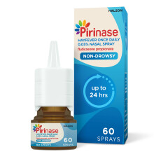 Pirinase Nasal Spray Hayfever Relief for Adults Once a Day Dose for