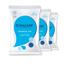 DYMACARE No Rinse Shampoo Cap | Rinse Free Shower Cap That Shampoos & Conditions