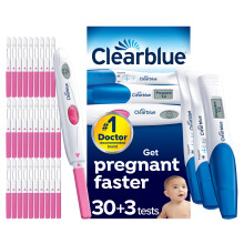 Clearblue Digital Ovulation Test and Triple|Check & Date Pregnancy Test Combo Pack