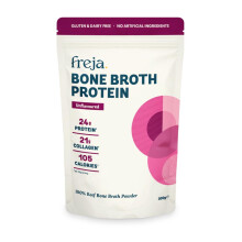 Freja Bone Broth Powder | 100% Natural Collagen & Protein Powder | Pure Beef, Grass-Fed | Amino Acids & Minerals | Nutrition for Healthy Gut, Skin, H