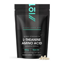L-Theanine 400mg from Green Tea - 90 Vegan Capsules - Amino Acid
