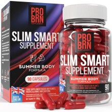 Pro BRN Fat Burner – 90 Vegan Capsules with Caffeine, Green Tea, Cayenne & Citrus Aurantium – Metabolism, Energy & Appetite Support for Women & Me