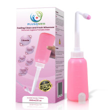 Peri Bottle for Postpartum Care – 350ml Portable Bidet Bottle with 1 Nozzle Stored Inside | Travel Perineal Wash for New Mum Recovery, Feminine Hygi