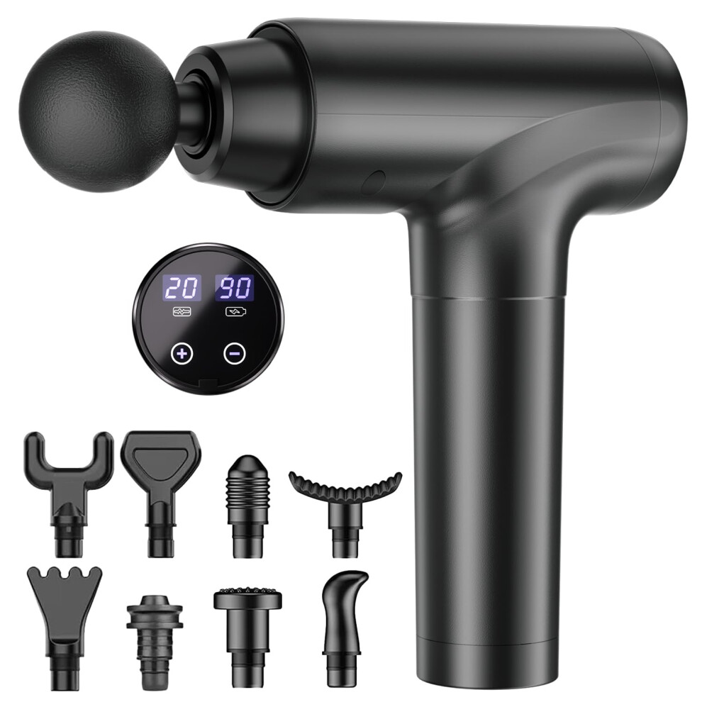 Cotsoco Massage Gun Deep Tissue, Super Quiet, 20 Speeds Cordless Handheld