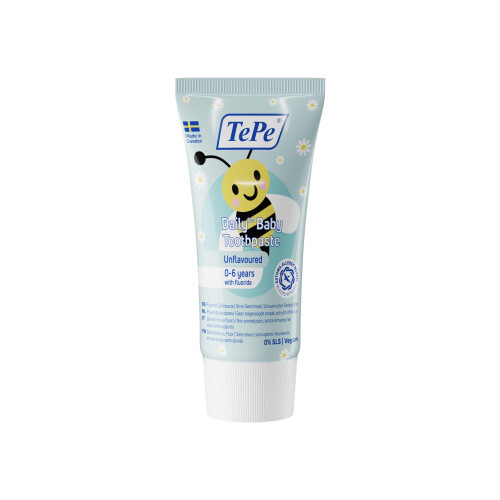Tepe TePe Daily Baby Toothpaste, Unflavoured, 0-2 Years
