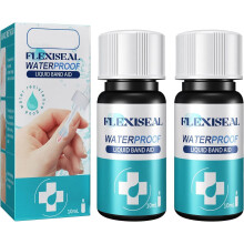 New Skin Liquid Plaster, Waterproof and Breathable Quick-Dry Gel Liquid Bandages for Scrapes 10ml(2pc)