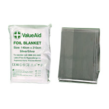 Value Aid Adults Foil Blanket 25 Pack