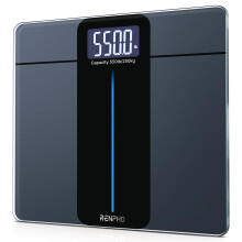 RENPHO Large Platform Weighing Scales for Body Weight, 550lb/250kg Bathroom Scal