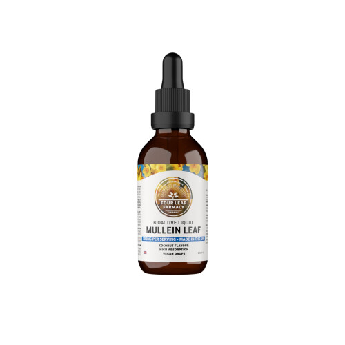 Mullein Leaf Extract for Lungs - Made in UK - 60,000mg High Strength Liquid Mull