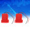 18V Akku-Adapterstation für Power Mount, Rot, ABS-Material 14