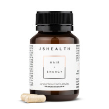 JSHealth Vitaminas Fórmula de Cabello y Energía - Suplemento para Cabello y Cuero Cabelludo - 30 Cápsulas