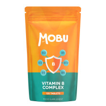 Vitamin B Complex 120 Tablets | Optimal Mix of All 8 Essential Vitamins B1, B2,