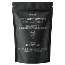 APE Nutrition Collagen Powder Peptides 400g | 100% Grass-Fed Unflavoured Bovine | 40 Servings | Type 1 & 3 Ancestral High Protein Premium Supplement