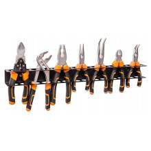 2X Heavy-Duty Wall-Mounted Tool Organizer - Metal Screwdriver Holder for Garage, Kitchen & Bathroom Storage