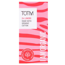 TOTM Panty Liners | Certified Organic Cotton | Unwrapped & Less Waste | Naturall