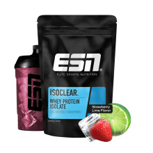 ESN ISOCLEAR Whey Isolate Protein Powder, Strawberry Lime, 1000 g, 33