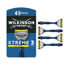 Wilkinson Sword Xtreme 3 Ultimate Men's Disposable Razors, Ultimate Addition to