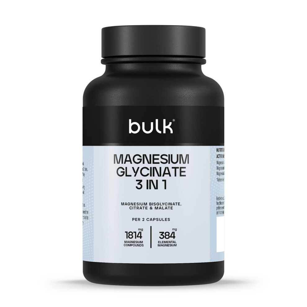Photos - Vitamins & Minerals Bulk Magnesium Glycinate 3-in-1 Complex | 1800mg High Absorption |