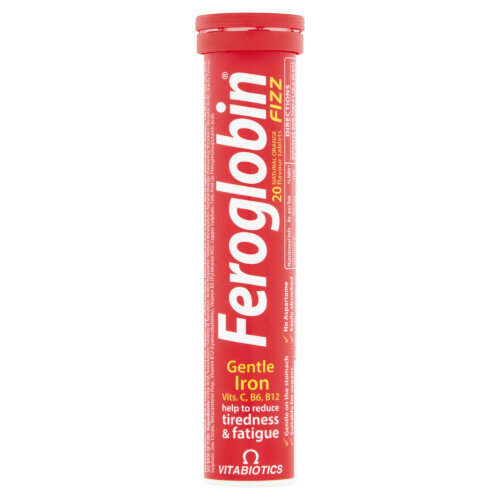 Feroglobin FIZZ, Effervescent Iron Tablets Vitabiotics