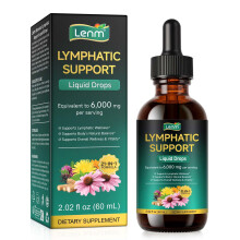 21-in-1 Lymphatic Drainage Drops – 6000mg Liposomal Lymphatic Support & Immune System Detox Supplement – Herbal Formula for Daily Lymph Cleanse &
