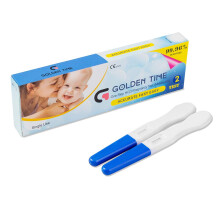 JARUFEE Golden Time - 2 x Early Detection Pregnancy Tests Fast Respond Accurate HCG Urine Test kit Easy Sensitive for Home Self-Testing Blue