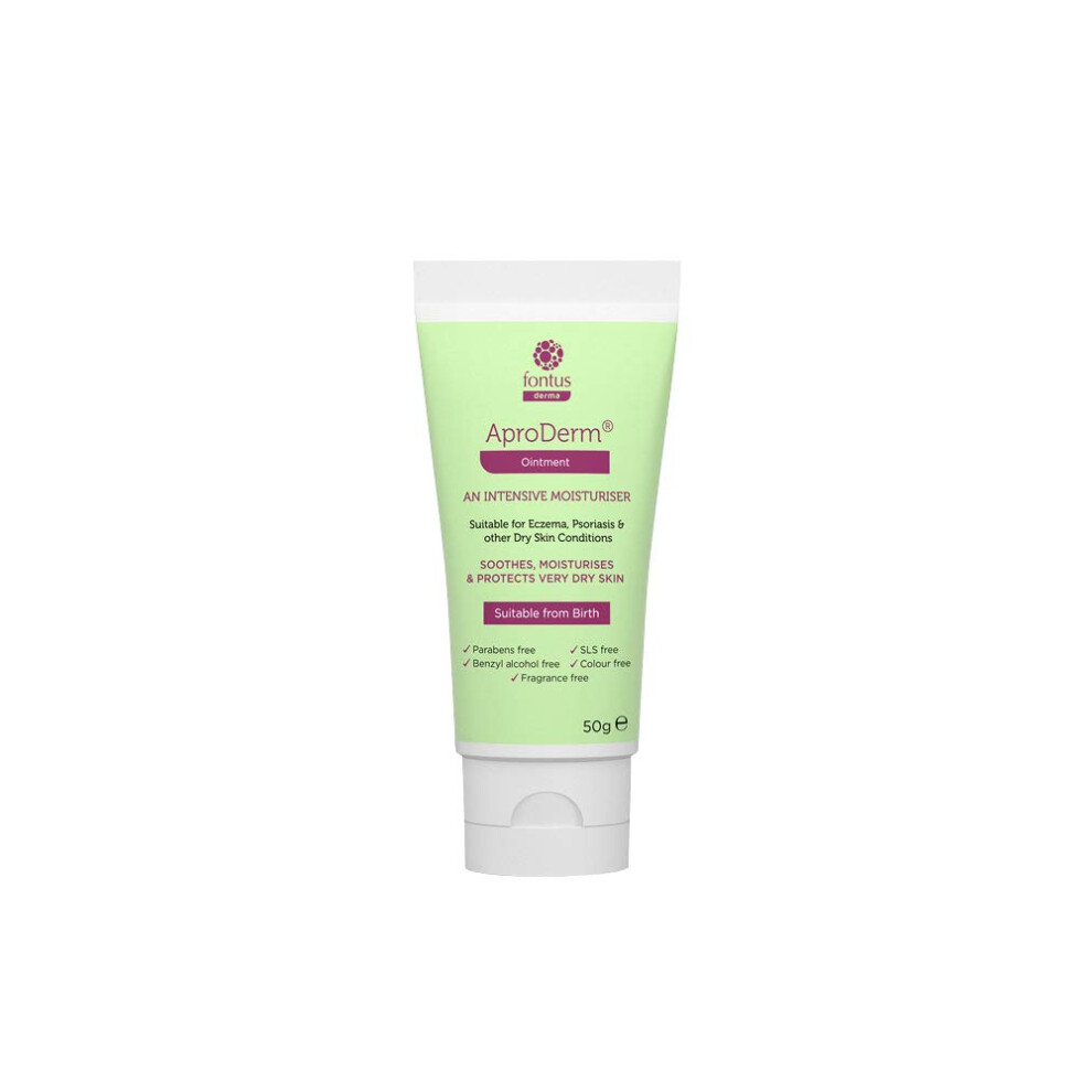 Aproderm Ointment 50G Tube Â Long-Lasting, Intensely Moisturising Emollient; Suitable For Eczema, Psoriasis, Ichthyosis, Dermatitis And Other Dry