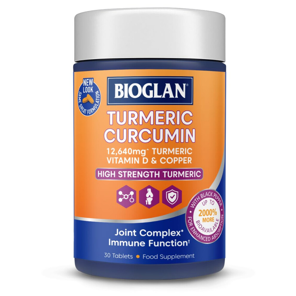 Bioglan Curcumin Â High Strength Turmeric Extract With 95%