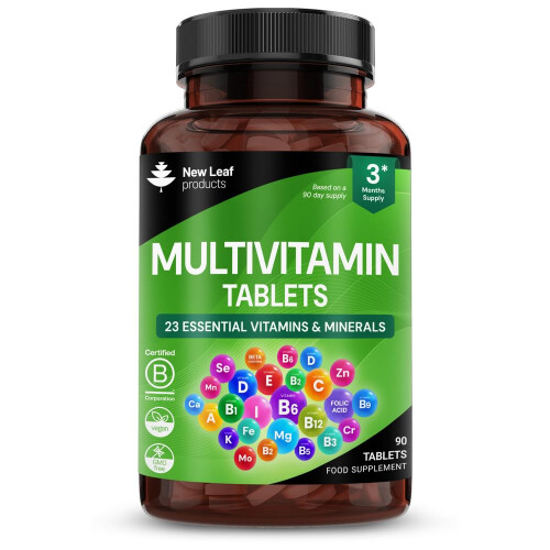 Multivitamin & Minerals 23 Essential Active Vegan High Strength Multivitamin Tab
