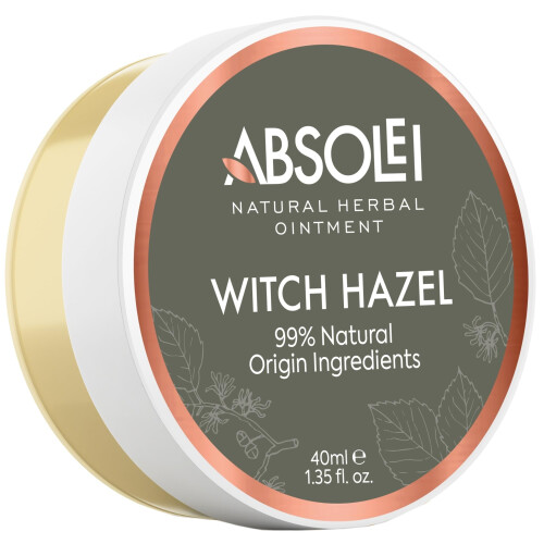 Absolei Hemorrhoids Ointment, Natural Witch Hazel Ointment for
