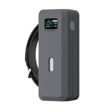 SIKAI CASE Custodia Protettiva In Silicone per 737 Power Bank da 24.000 MAh con Slot per Scheda /SIM, Foro per Dado da 1/4 di Pollice,