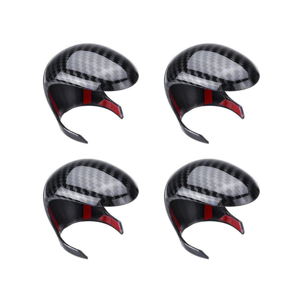 4X For Chr C-Hr 16-19 Carbon Fiber Shift Knobs Shift Lever Gear Shift Decorate Cover Trim 4711040710038