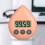JINGT Timer, Waterdichte Douchetimer, Timer, Badkamertimer Oranje 2