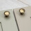 30mm Antique Brass Round Knobs Rustic Pull 4