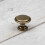 30mm Antique Brass Round Knobs Rustic Pull 3