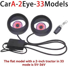 33-Mode Dual-Devil'S Eye Elektronisch Oog Koplamp Display Scherm DIY Kit voor Speelgoed/Poppen/Robot/Auto/Motorfiets